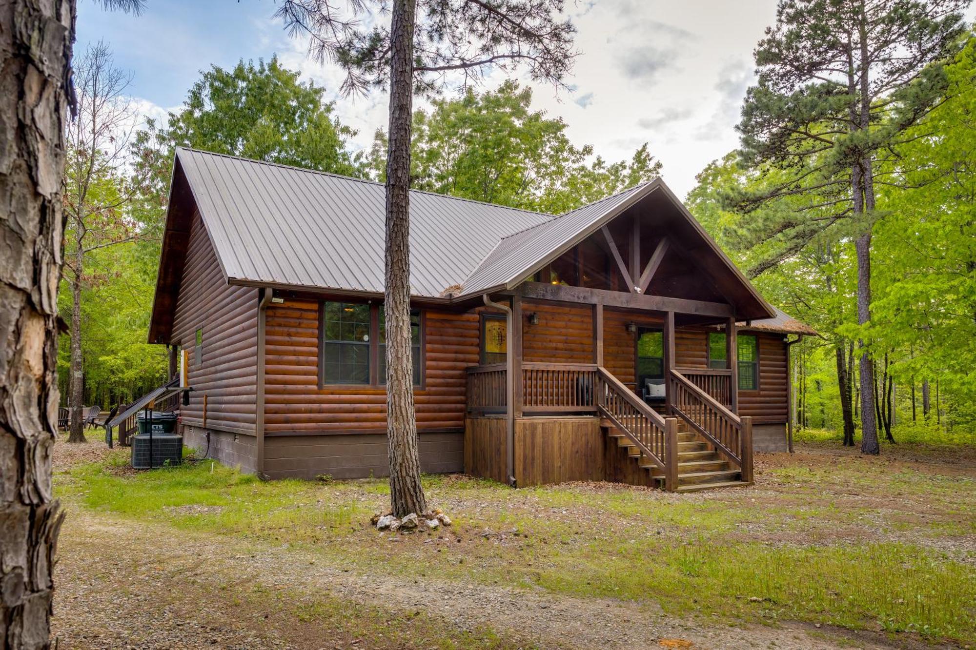 Cross Timbers Cabin On The Grove'S 25-Acres Broken Bow Zewnętrze zdjęcie